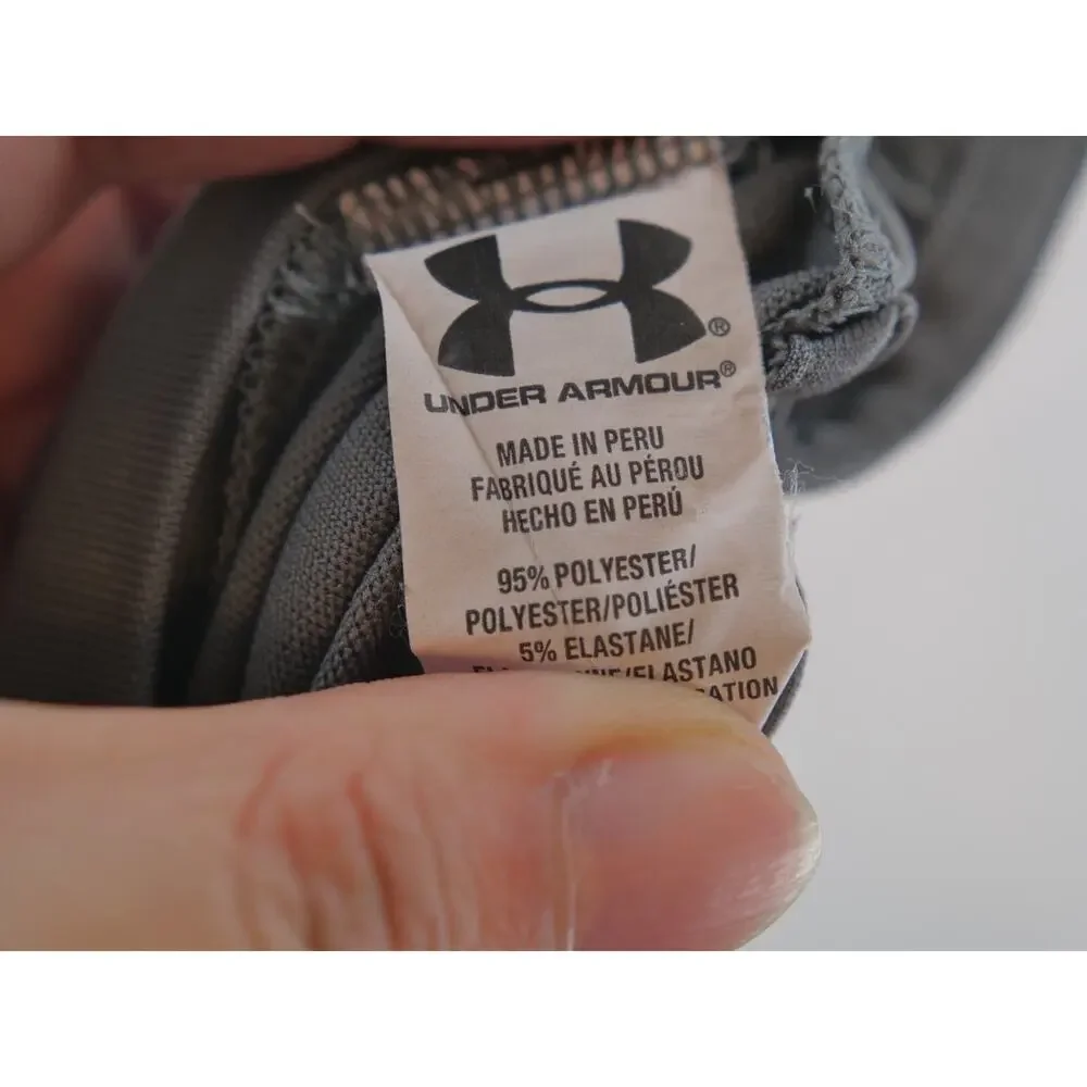Under Armour Men's Polo 2xl Gray Embroidered POLO Shirt Heatgear‎ - Picture 8 of 8